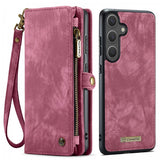 CaseMe Samsung Galaxy S25 FE Kotelo 008 Series Irrotettava Kuori Punainen