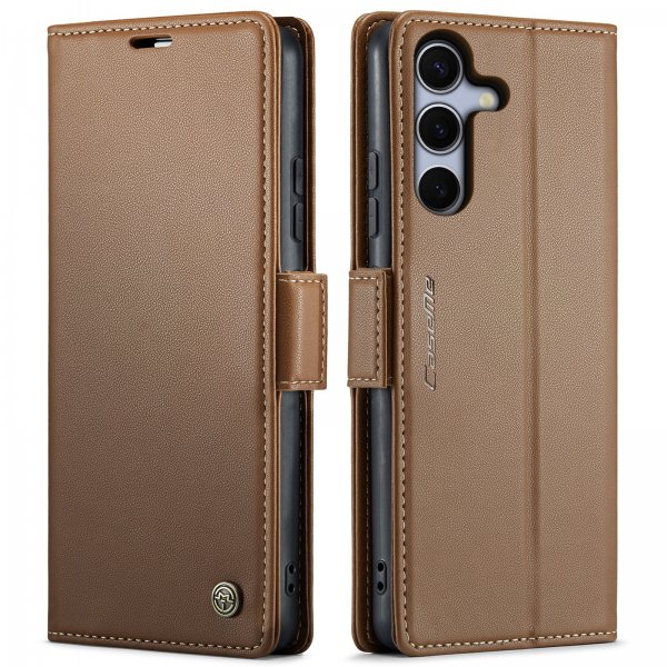 CaseMe Samsung Galaxy S25 FE Suojakotelo 023 Series Ruskea