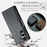 CaseMe Samsung Galaxy S25 FE Suojakotelo 023 Series Musta