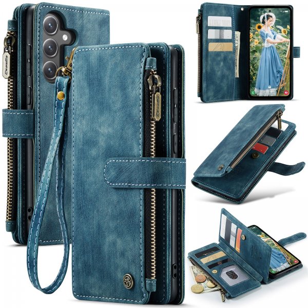 CaseMe Samsung Galaxy S25 FE Kotelo C30 Series Sininen