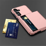 Samsung Galaxy S25 FE Suojakuori Card Slide Tummansininen