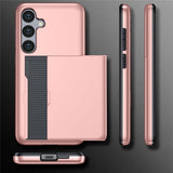 Samsung Galaxy S25 FE Kuori Korttilokero Tummanvihreä