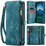 CaseMe Samsung Galaxy S25 -suojakotelo 008 Series, irrotettava kuori, sininen