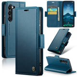 CaseMe Samsung Galaxy S24/S25 Kotelo 023 Series Sininen
