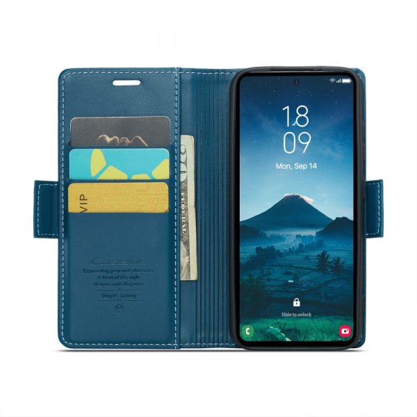 CaseMe Samsung Galaxy S24/S25 Kotelo 023 Series Sininen