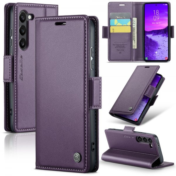 CaseMe Samsung Galaxy S24/S25 Kotelo 023 Series Violetti