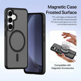 Dux Ducis Samsung Galaxy S25 -suojakotelo 2-in-1 Lawa Series MagSafe, musta