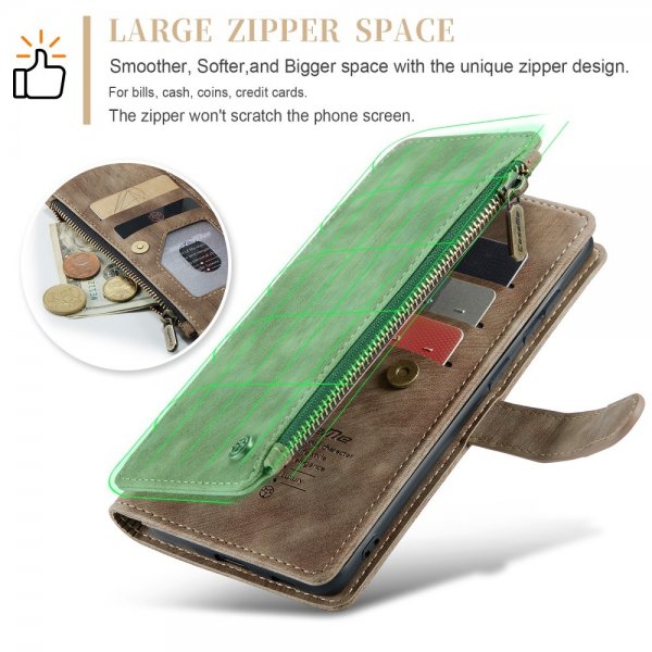 CaseMe Samsung Galaxy S24/S25 Kotelo C30 Series Ruskea
