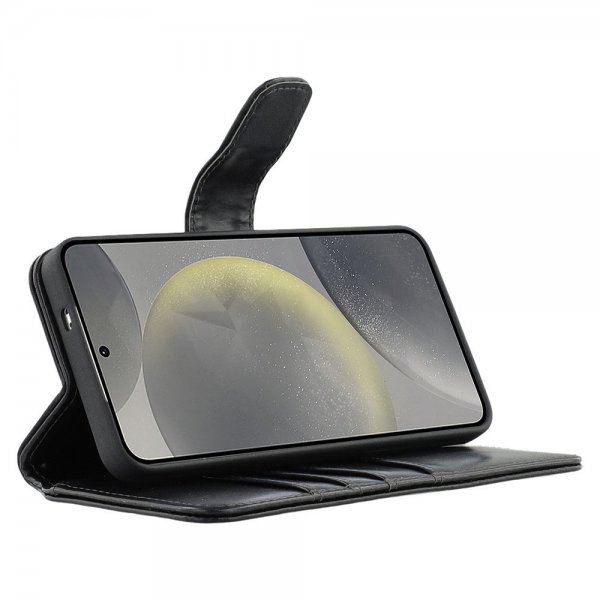 Nordic Covers Samsung Galaxy S24/Galaxy S25 Kotelo Essential Leather Raven Black