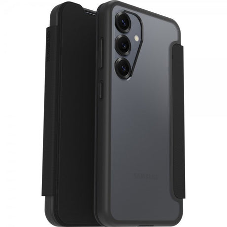 Otterbox Samsung Galaxy S25 React Folio -suojakotelo, Black Crystal
