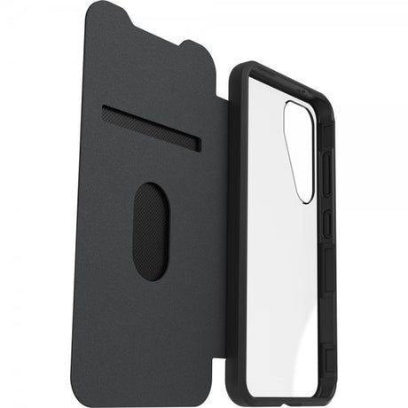 Otterbox Samsung Galaxy S25 React Folio -suojakotelo, Black Crystal