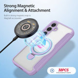 Dux Ducis Samsung Galaxy S25 Fodral Skin X Pro Series Jalusta MagSafe Violetti