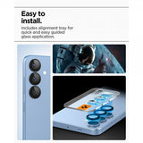 Spigen Samsung Galaxy S25 -kameran suojalasi GLAS.tR EZ Fit Optik Pro 2-pakkaus