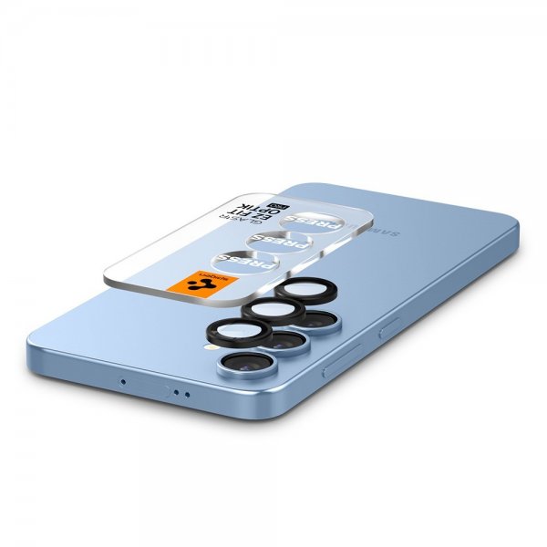Spigen Samsung Galaxy S25 -kameran suojalasi GLAS.tR EZ Fit Optik Pro 2-pakkaus