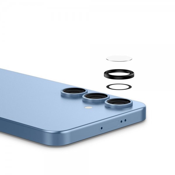 Spigen Samsung Galaxy S25 -kameran suojalasi GLAS.tR EZ Fit Optik Pro 2-pakkaus