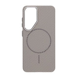 Samsung Galaxy S25 Kuori Hiilikuitukuvio MagSafe Harmaa