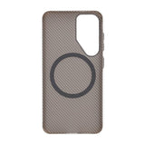 Samsung Galaxy S25 Kuori Hiilikuitukuvio MagSafe Harmaa
