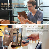 CaseMe Samsung Galaxy S25 Plus Kotelo 008-sarjan Irrotettava kuori Ruskea