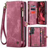 CaseMe Samsung Galaxy S25 Plus -suojakotelo 008 Series, irrotettava kuori, punainen