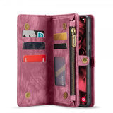 CaseMe Samsung Galaxy S25 Plus -suojakotelo 008 Series, irrotettava kuori, punainen