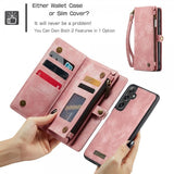 CaseMe Samsung Galaxy S25 Plus -suojakotelo, 008 Series, irrotettava kuori, pinkki
