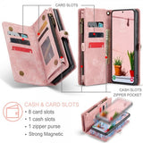CaseMe Samsung Galaxy S25 Plus -suojakotelo, 008 Series, irrotettava kuori, pinkki