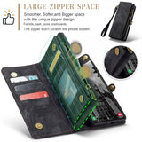 CaseMe Samsung Galaxy S25 Plus Fodral 008 Series Irrotettava Kuori Musta