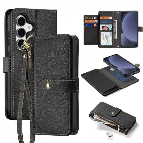 Dux Ducis Samsung Galaxy S25 Plus kotelo 2-in-1 Lawa Series MagSafe Musta