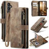CaseMe Samsung Galaxy S24 Plus/S25 Plus C30 Series Kotelo, Ruskea