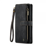 CaseMe Samsung Galaxy S24 Plus/S25 Plus -suojakotelo C30-sarja Musta