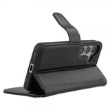 Nordic Covers Samsung Galaxy S24 Plus/Galaxy S25 Plus Essential Leather Raven Black -kotelo