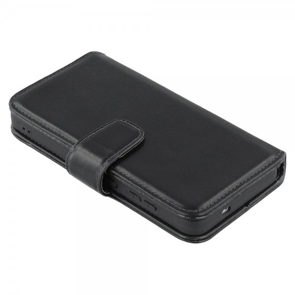 Nordic Covers Samsung Galaxy S24 Plus/Galaxy S25 Plus Essential Leather Raven Black -kotelo