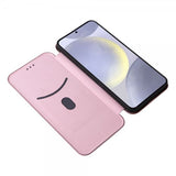 Samsung Galaxy S25 Plus -hiilikuitutekstuurisuojakuori, ruusukulta