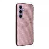 Samsung Galaxy S25 Plus -hiilikuitutekstuurisuojakuori, ruusukulta