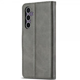 Lc.Imeeke Samsung Galaxy S25 Plus -suojakotelo korttipaikalla ja jalustatoiminnolla, harmaa