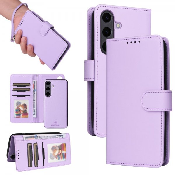 Betopnice Samsung Galaxy S25 Plus -suojakotelo irrotettavalla kuorella 005 Violetti