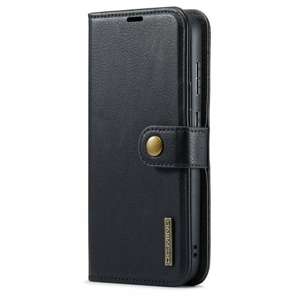 Dg.Ming Samsung Galaxy S25 Plus -kotelo irrotettavalla kuorella, musta