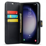Dg.Ming Samsung Galaxy S25 Plus -kotelo irrotettavalla kuorella, musta