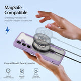 Dux Ducis Samsung Galaxy S25 Plus Kotelo Skin X Pro Series Kickstand MagSafe Violetti