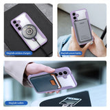 Dux Ducis Samsung Galaxy S25 Plus Kotelo Skin X Pro Series Kickstand MagSafe Violetti
