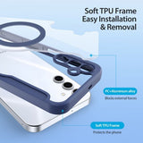 Dux Ducis Samsung Galaxy S25 Plus Kotelo Skin X Pro Series MagSafe Sininen