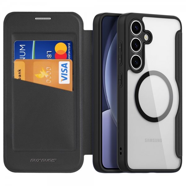 Dux Ducis Samsung Galaxy S25 Plus Kotelo Skin X Pro Series MagSafe Musta