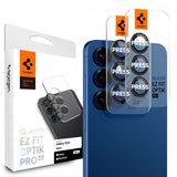 Spigen Samsung Galaxy S25 Plus kameranssuoja GLAS.tR EZ Fit Optik Pro 2-pack Musta