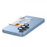 Spigen Samsung Galaxy S25 Plus kameranssuoja GLAS.tR EZ Fit Optik Pro 2-pack Musta