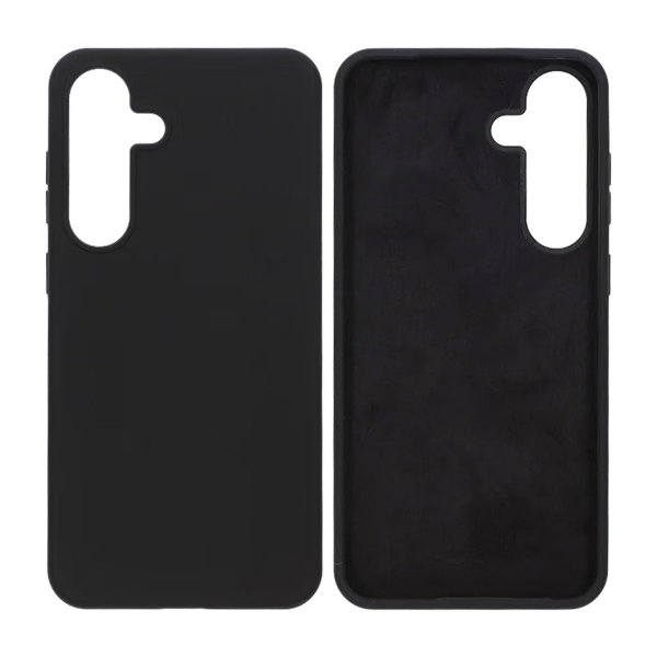 Rvelon Samsung Galaxy S25 Plus Silikonisuojakuori Musta