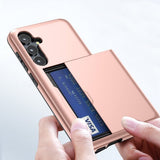 Samsung Galaxy S25 Plus Kuoret Card Slide Sininen