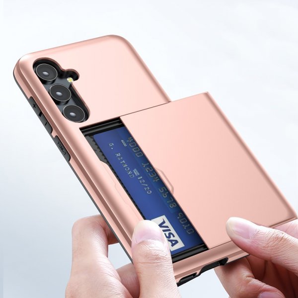 Samsung Galaxy S25 Plus Kuori Card Slide Vihreä