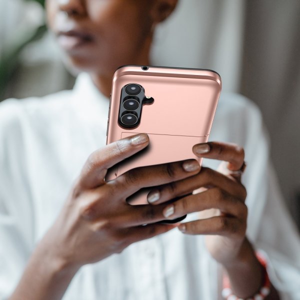 Samsung Galaxy S25 Plus Kuoret Card Slide Musta
