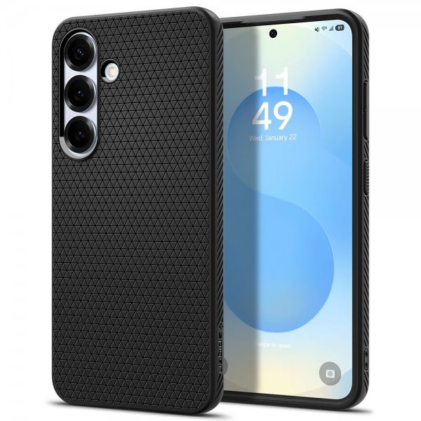 Spigen Samsung Galaxy S25 Plus Kuori Liquid Air Matte Black