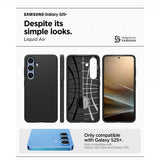 Spigen Samsung Galaxy S25 Plus Kuori Liquid Air Matte Black